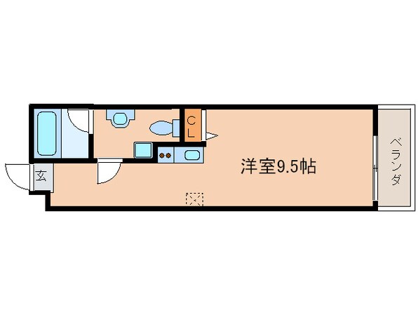 エスペランサ伊丹の物件間取画像